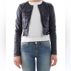guess leather jacket